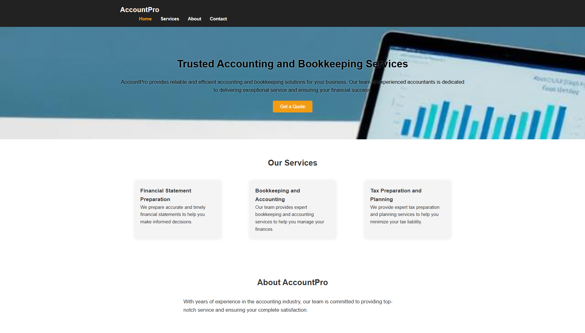 Accounting and Bookkeeping template
